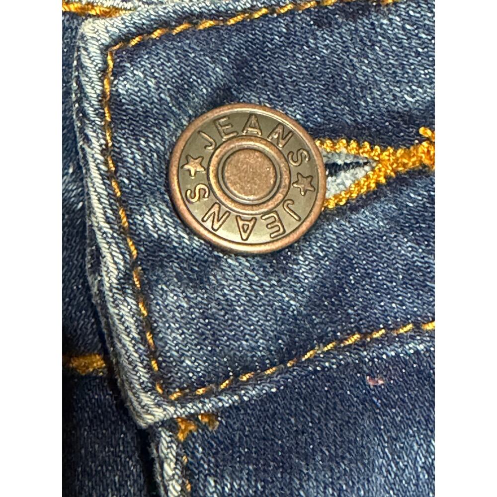 Boyfriend Distressed Patchwork Denim Jeans size Medium - Picture 11 of 11